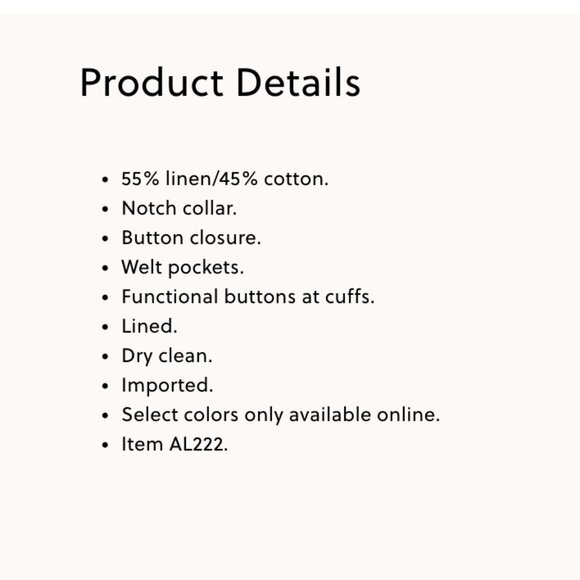 J. Crew white linen one-button blazer Size 6 - Picture 8 of 8